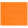 Paravento per balcone Vidaxx arancione 90x800 cm 100% poliestere oxford