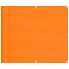 Vidaxl balkonscherm oranje 90x1000 cm 100% polyester oxford