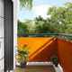 Vidaxl balkonscherm oranje 90x1000 cm 100% polyester oxford