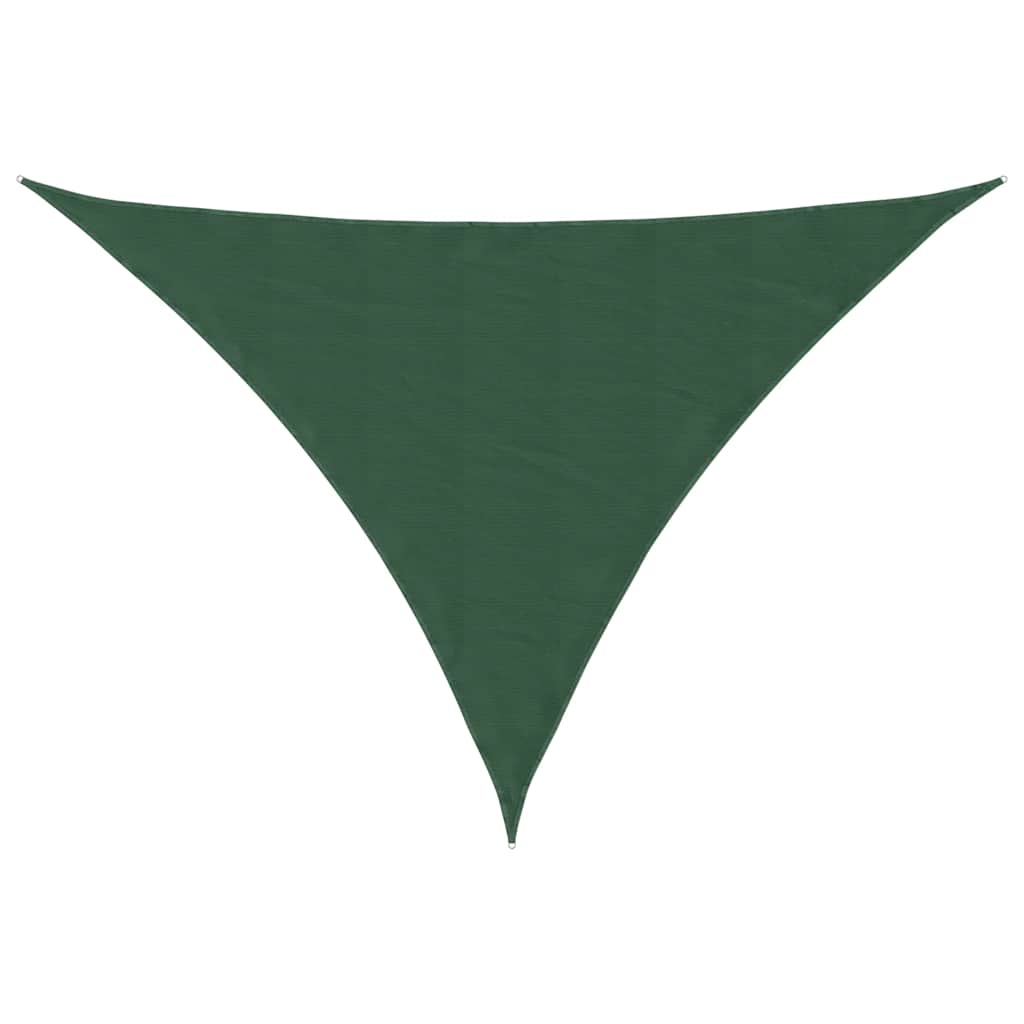 Vidaxl schaduwdoek donkergroen 7x5x5 m 100% polyester oxford