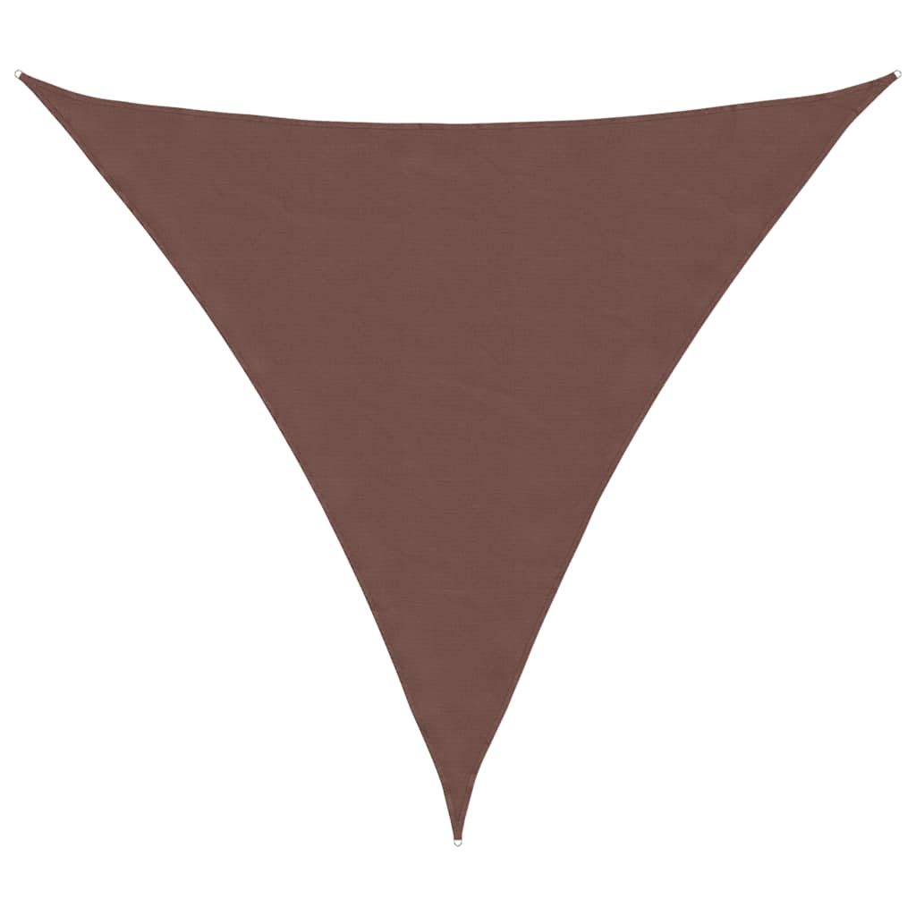 Vidaxl zonneschermdoek bruin 2x2x2 m 100% polyester oxford
