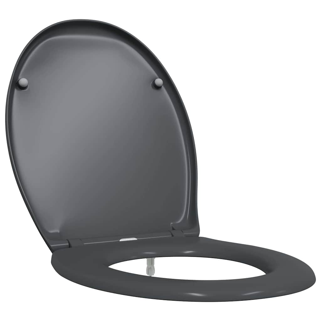 Sedile WC Vidaxl antracite 47 x 37 x 4 cm duroplastica