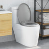 Sedile WC Vidaxl grigio 47 x 37 x 4 cm duroplastica