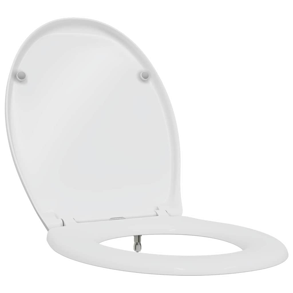 Sedile WC Vidaxl bianco 47 x 37 x 4 cm duroplast