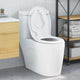 Vidaxl toiletzitting wit 47 x 37 x 4 cm duroplast