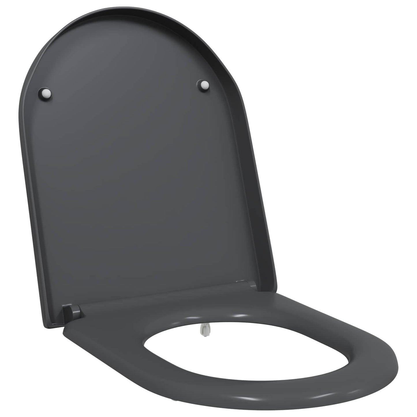 Sedile WC Vidaxl antracite 49 x 36 x 4 cm duroplastica