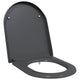 Sedile WC Vidaxl antracite 49 x 36 x 4 cm duroplastica