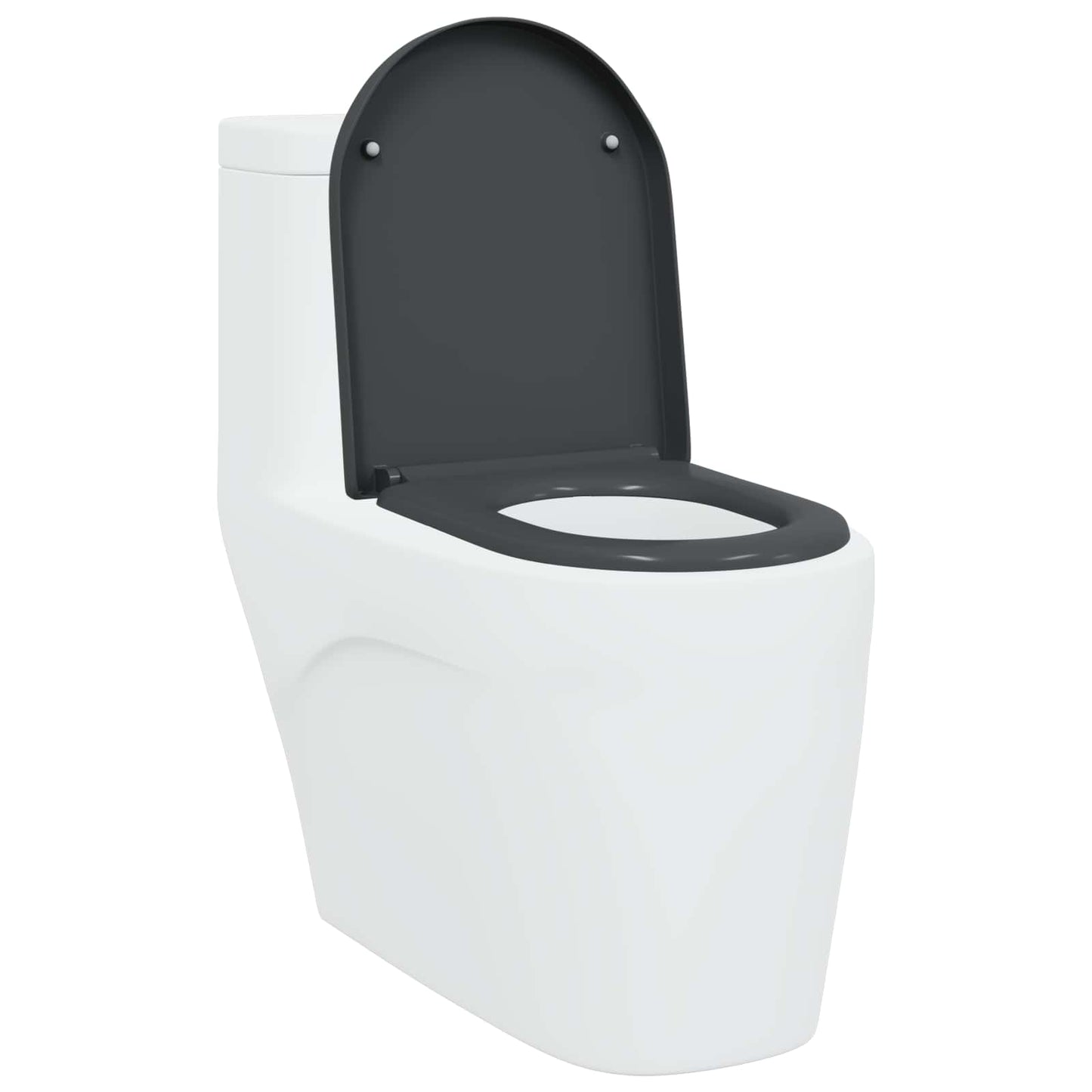 Sedile WC Vidaxl antracite 49 x 36 x 4 cm duroplastica