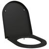Asiento de inodoro vidaxl negro 49 x 36 x 4 cm duroplástico