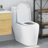 Sedile WC Vidaxl bianco 49 x 36 x 4 cm duroplast