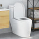 Vidaxl toiletzitting wit 49 x 36 x 4 cm duroplast