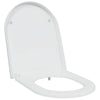 Sedile WC Vidaxl bianco 49 x 36 x 4 cm duroplast