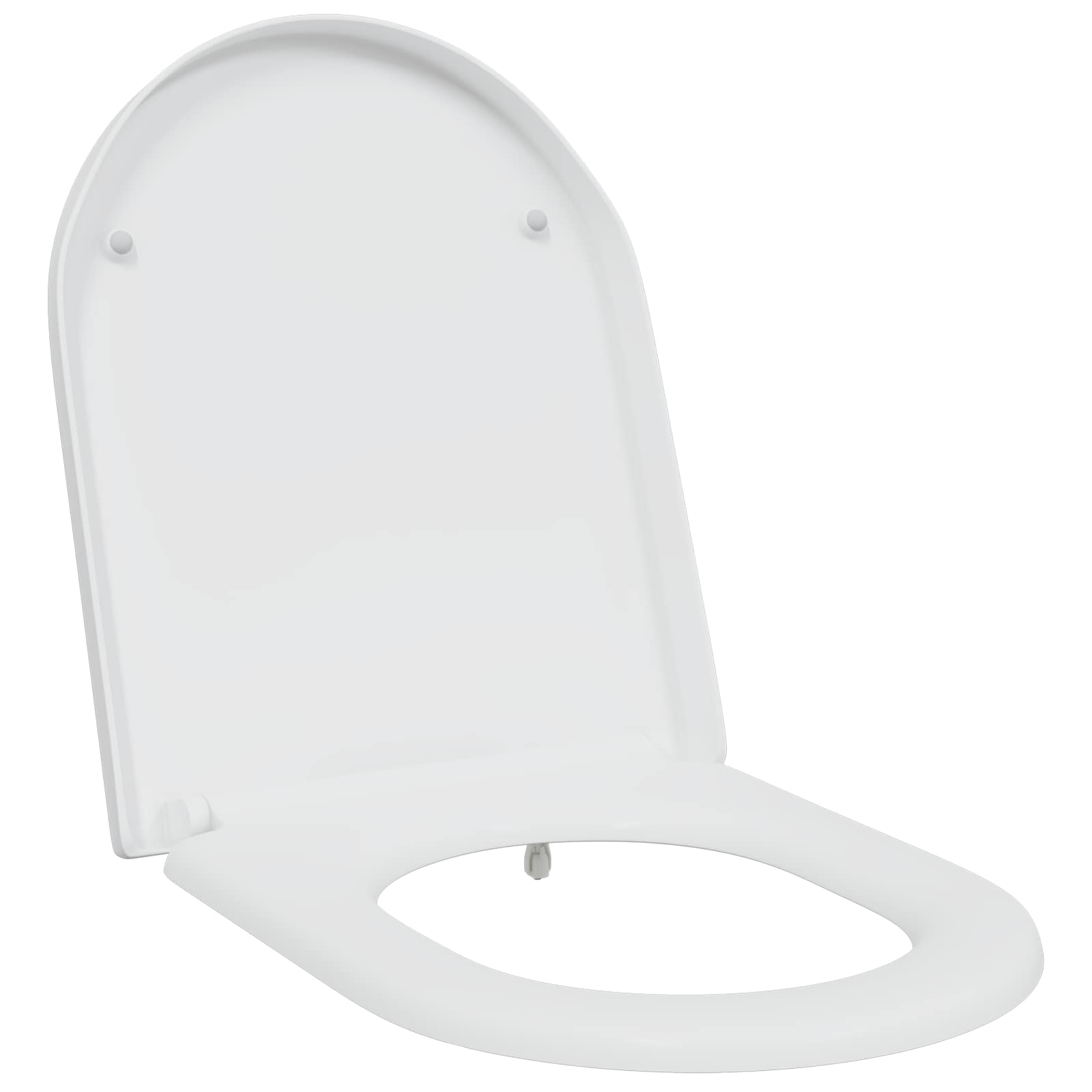 Sedile WC Vidaxl bianco 49 x 36 x 4 cm duroplast