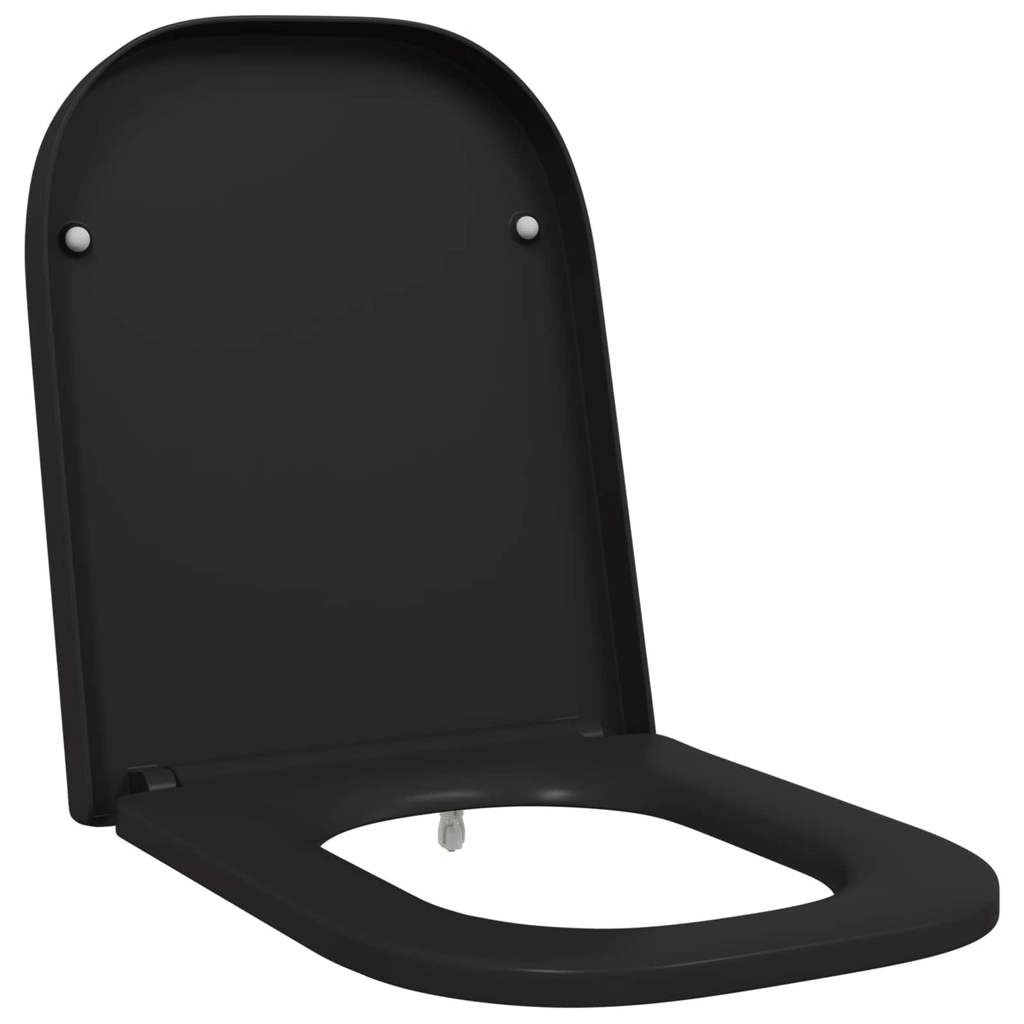 Sedile WC Vidaxx nero 47,5 x 35 x 3,6 cm duroplast