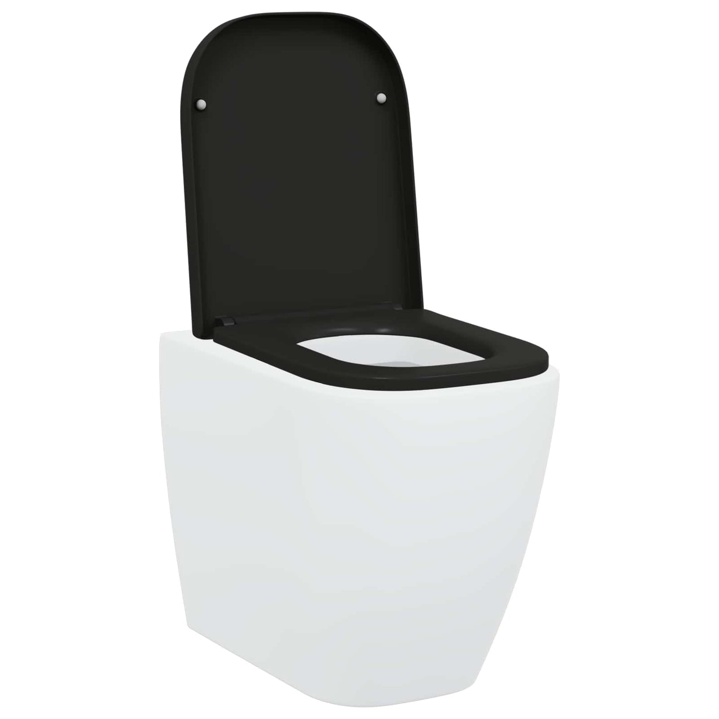 Sedile WC Vidaxx nero 47,5 x 35 x 3,6 cm duroplast