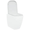 Vidaxx asiento de inodoro blanco 47,5 x 35 x 3,6 cm duroplast
