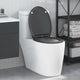 Sedile WC Vidaxl antracite 47 x 37,5 x 3,8 cm duroplastica