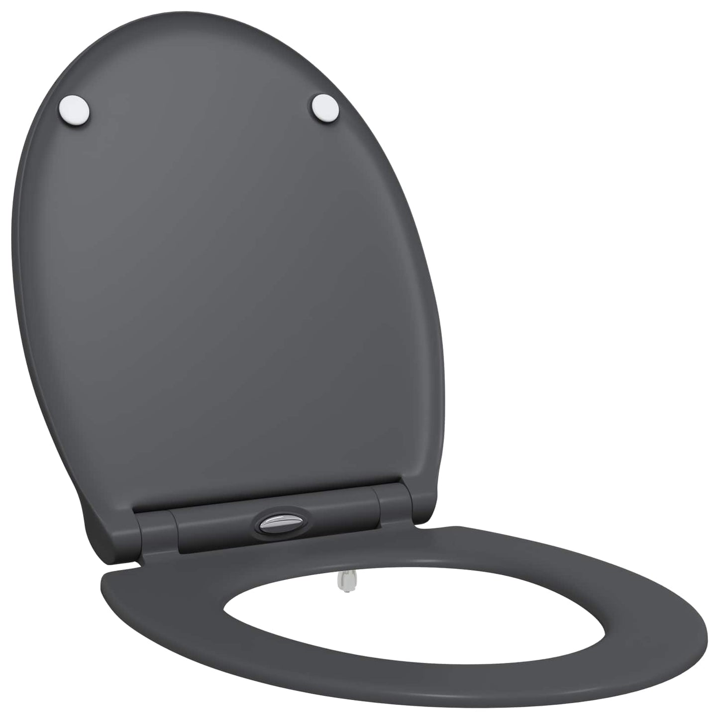 Sedile WC Vidaxl antracite 47 x 37,5 x 3,8 cm duroplastica