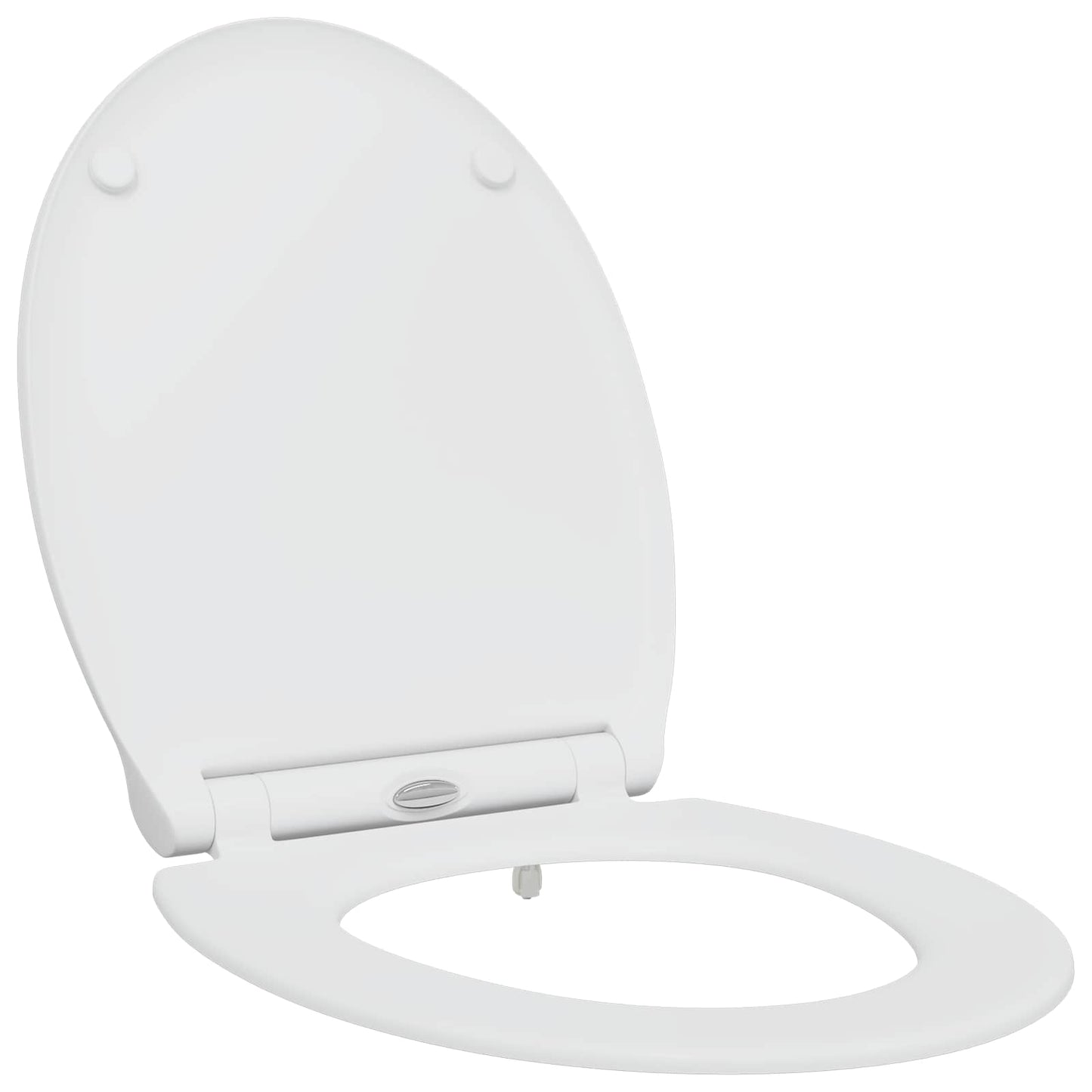 Asiento de inodoro vidaxl blanco 47 x 37,5 x 3,8 cm duroplast