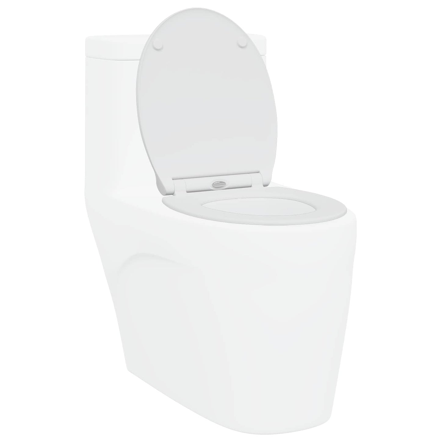Asiento de inodoro vidaxl blanco 47 x 37,5 x 3,8 cm duroplast