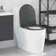 Sedile WC Vidaxl antracite 47 x 36 x 3,4 cm duroplastica