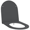 Sedile WC Vidaxl antracite 47 x 36 x 3,4 cm duroplastica