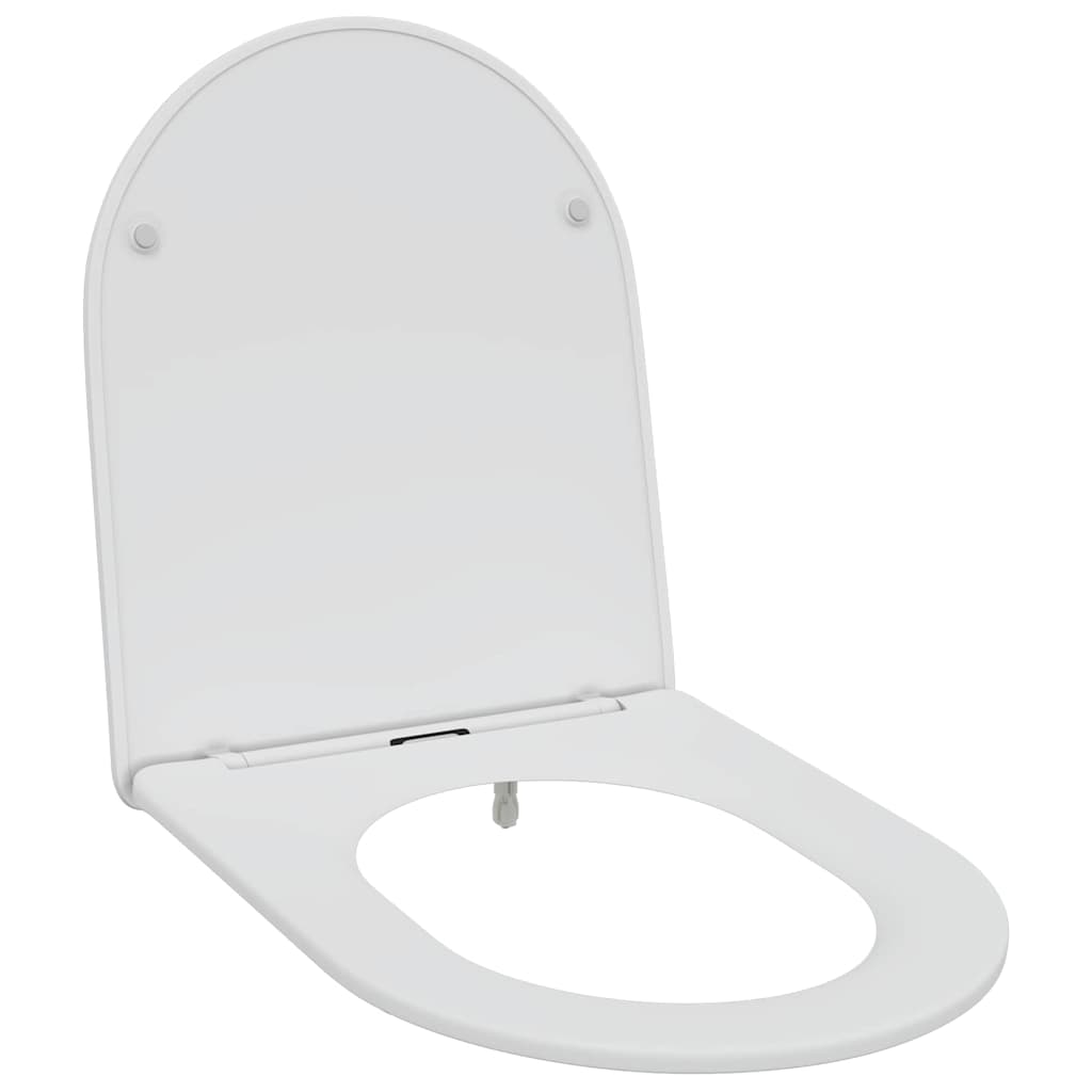Vidaxl toiletzitting wit 47 x 36 x 3,4 cm duroplast