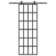 Porta scorrevole Vidaxx con ferramenta 76x205 cm vetro ESG e alluminio
