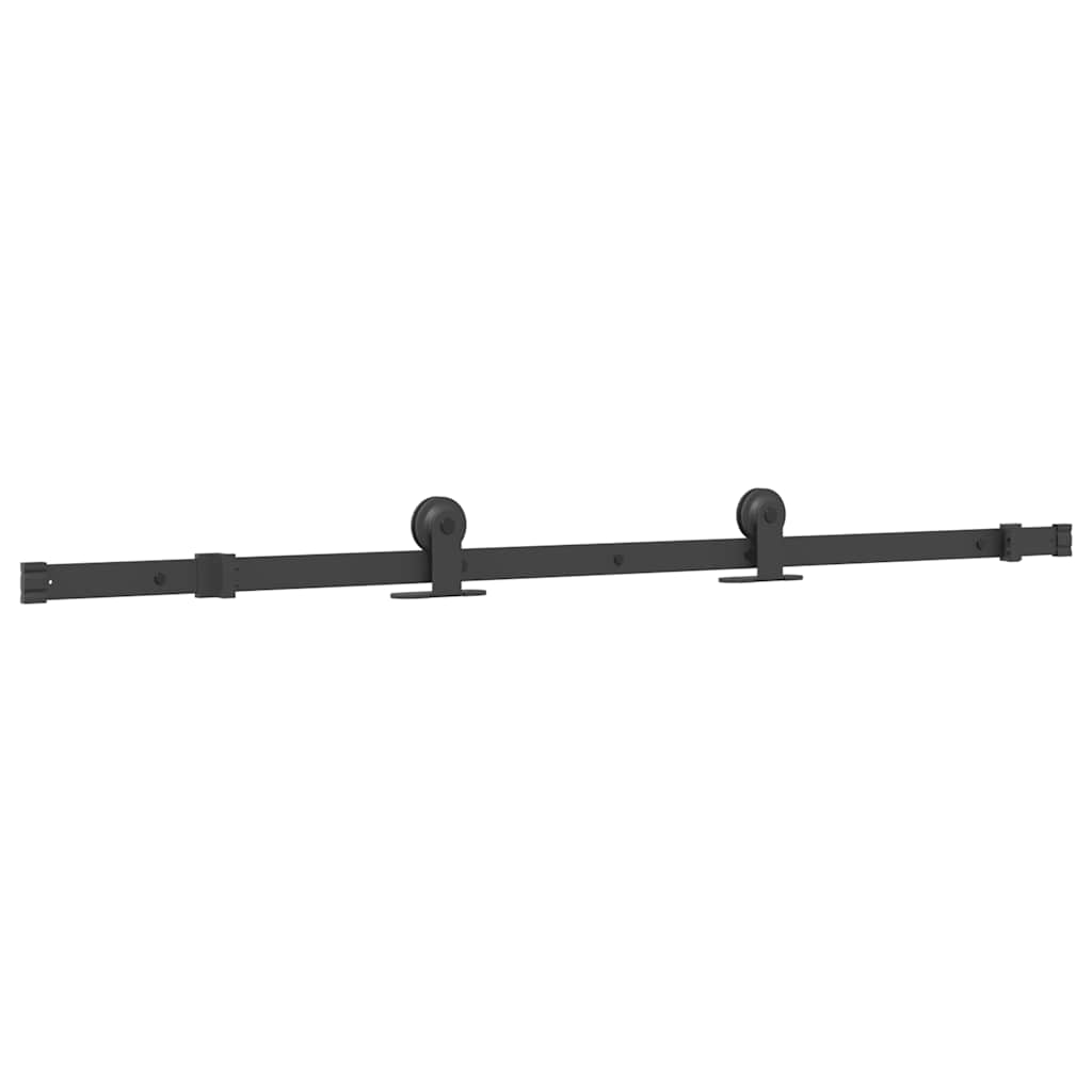 Porta scorrevole VidaXL con ferramenta 76x205 cm vetro temperato e alluminio