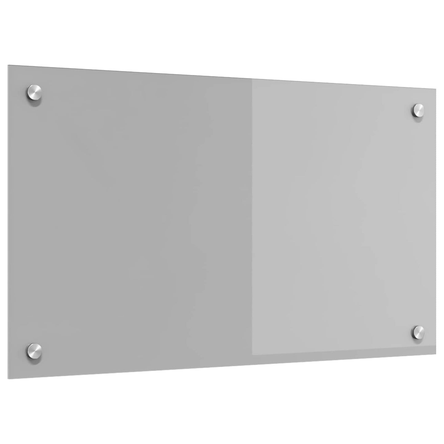 Vidaxxl salpicadero de cocina gris claro 70 x 40 cm vidrio templado