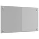 Vidaxxl salpicadero de cocina gris claro 70 x 40 cm vidrio templado