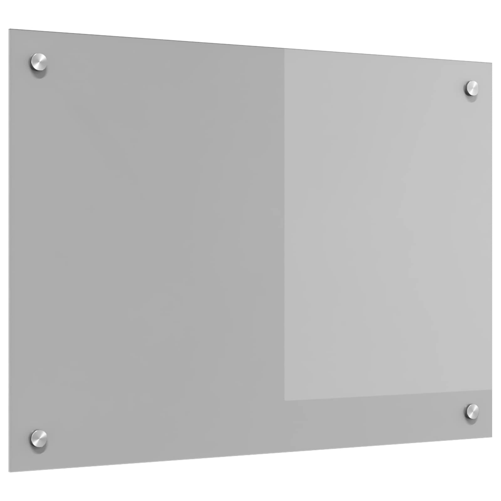 Vidaxxl salpicadero de cocina gris claro 70 x 50 cm vidrio templado