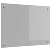 Vidaxl keuken spatscherm lichtgrijs 70 x 50 cm gehard glas