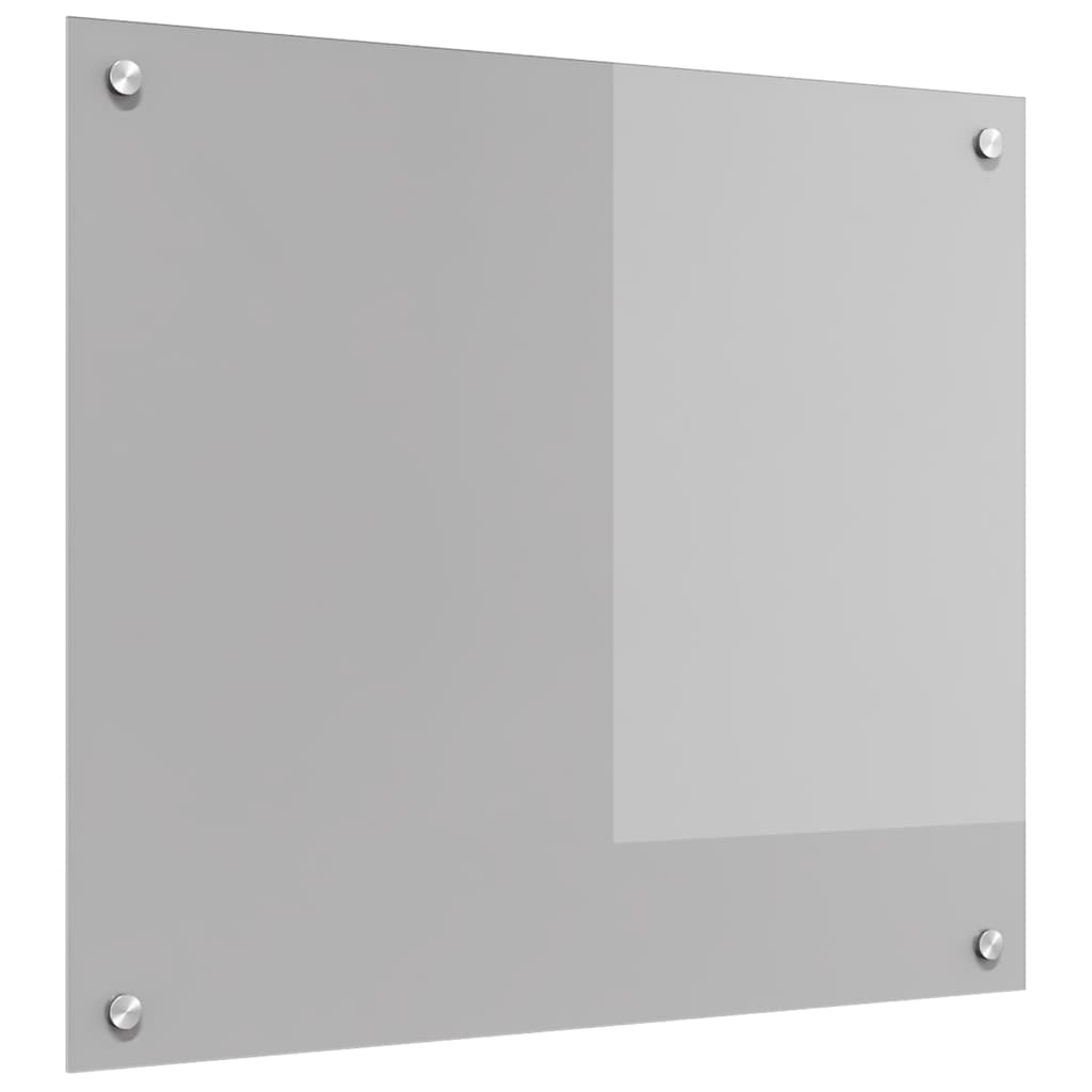 Vidaxxl salpicadero de cocina gris claro 70 x 60 cm vidrio templado