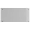 Vidaxxl salpicadero de cocina gris claro 80 x 40 cm vidrio templado