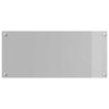 Vidaxxl salpicadero de cocina gris claro 90 x 40 cm vidrio templado