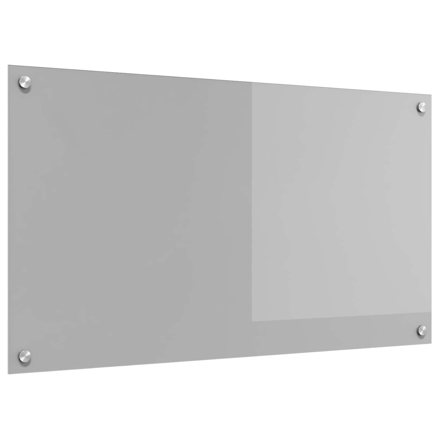 Vidaxxl salpicadero de cocina gris claro 90 x 50 cm vidrio templado