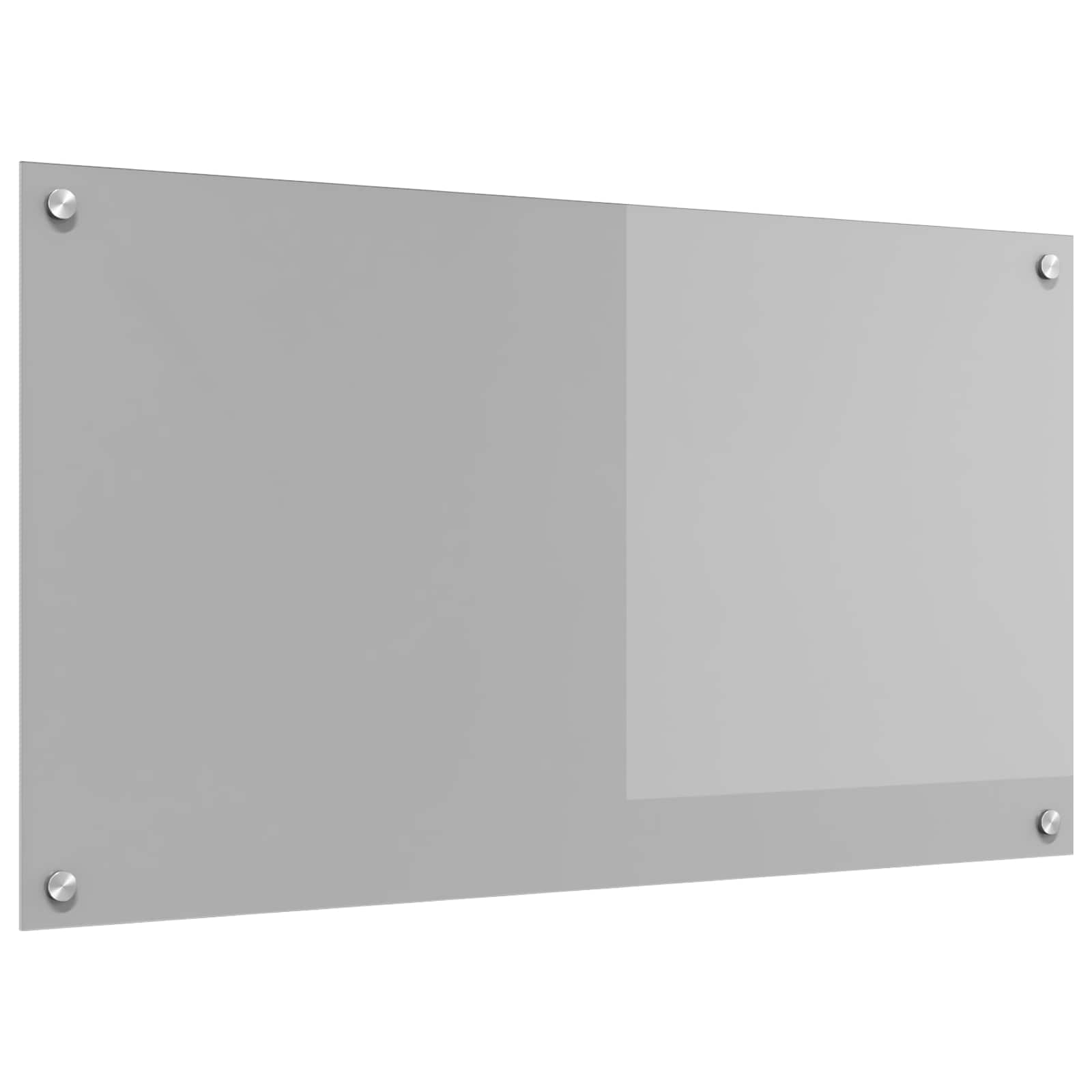 Vidaxxl salpicadero de cocina gris claro 90 x 50 cm vidrio templado