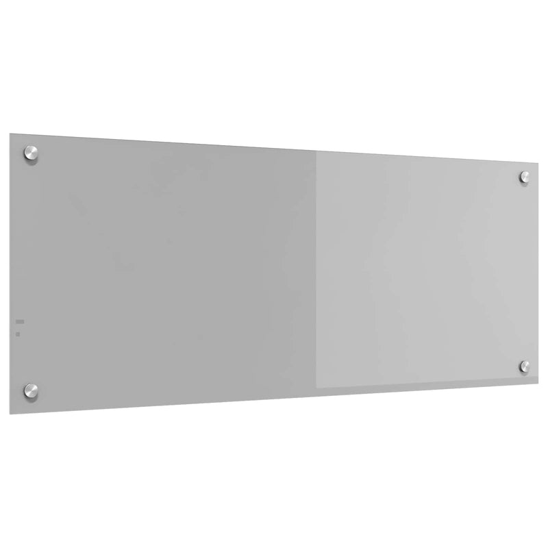 Vidaxxl salpicadero de cocina gris claro 100 x 40 cm vidrio templado