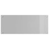 Vidaxxl salpicadero de cocina gris claro 100 x 40 cm vidrio templado