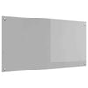 Vidaxxl salpicadero de cocina gris claro 100 x 50 cm vidrio templado