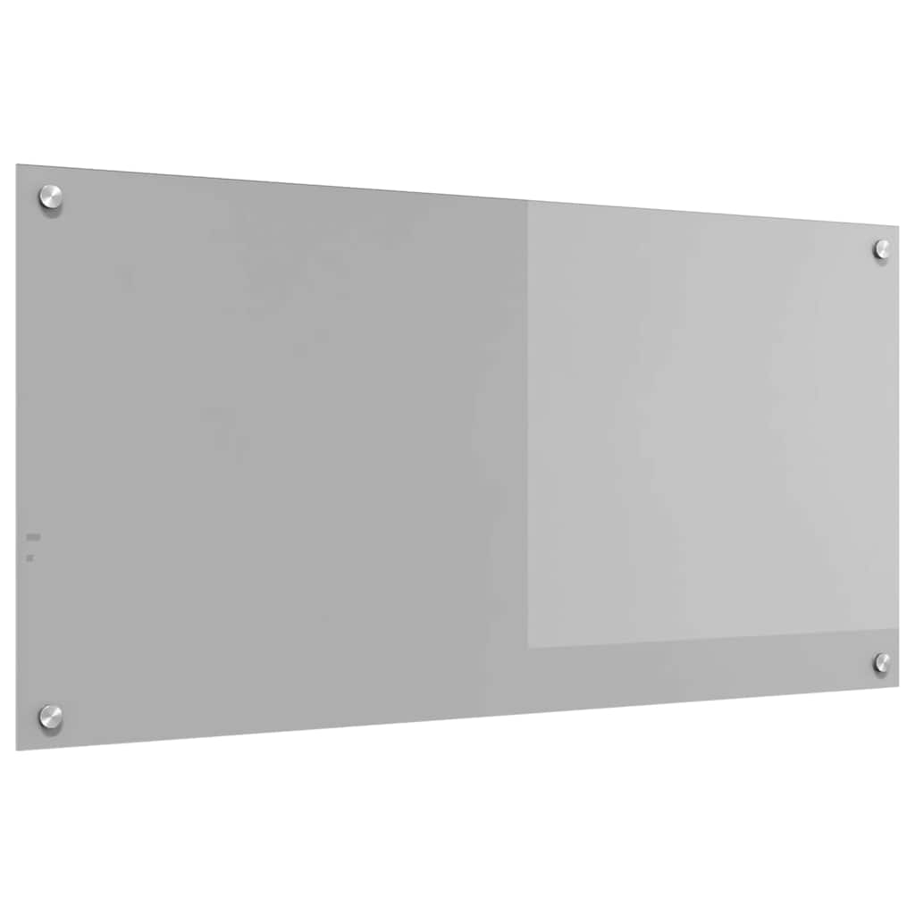 Vidaxxl salpicadero de cocina gris claro 100 x 50 cm vidrio templado