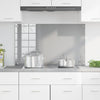 Vidaxxl salpicadero de cocina gris claro 100 x 60 cm vidrio templado