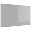 Vidaxxl salpicadero de cocina gris claro 100 x 60 cm vidrio templado