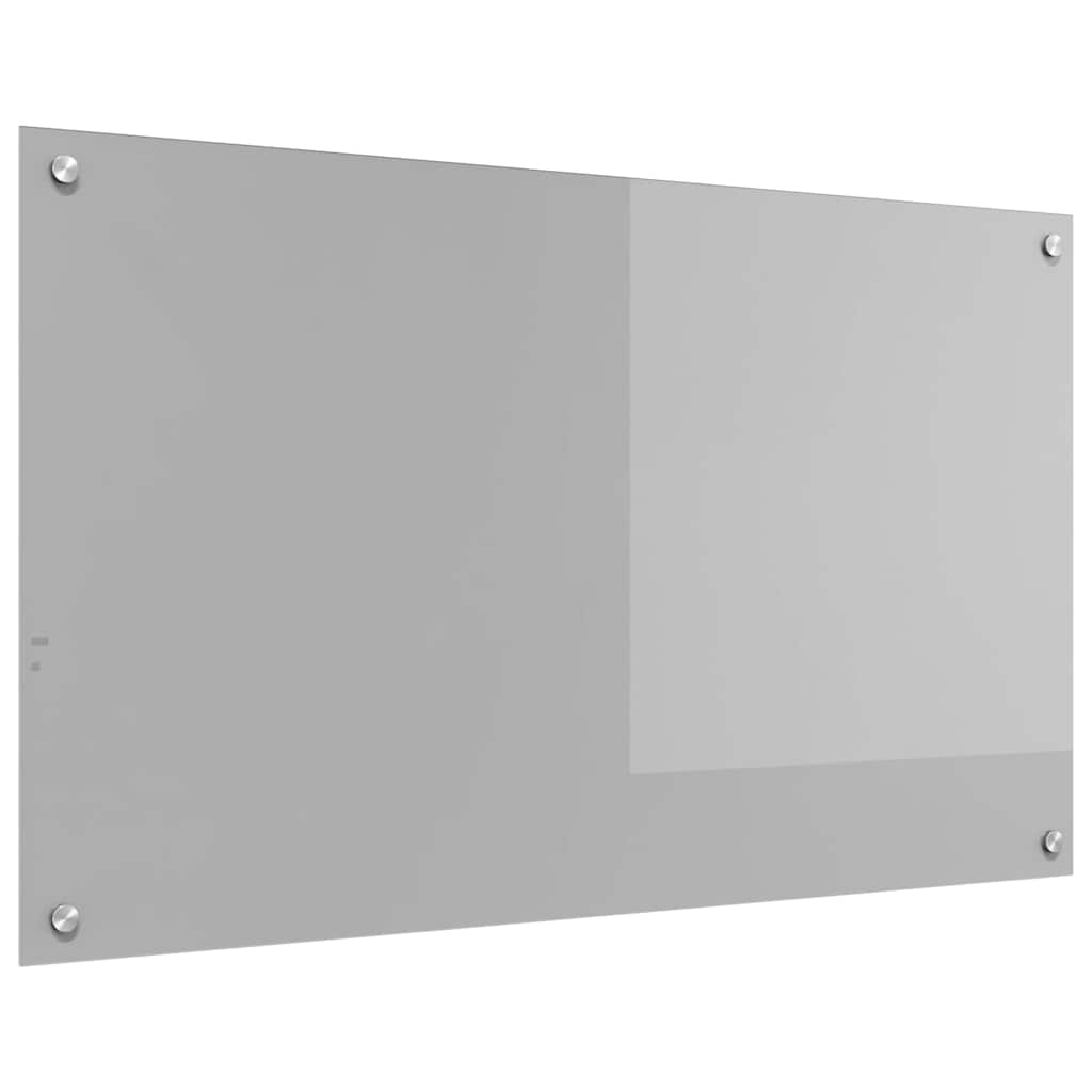 Vidaxxl salpicadero de cocina gris claro 100 x 60 cm vidrio templado