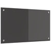 Paraschizzi cucina Vidaxxl grigio scuro 70 x 40 cm in vetro temperato
