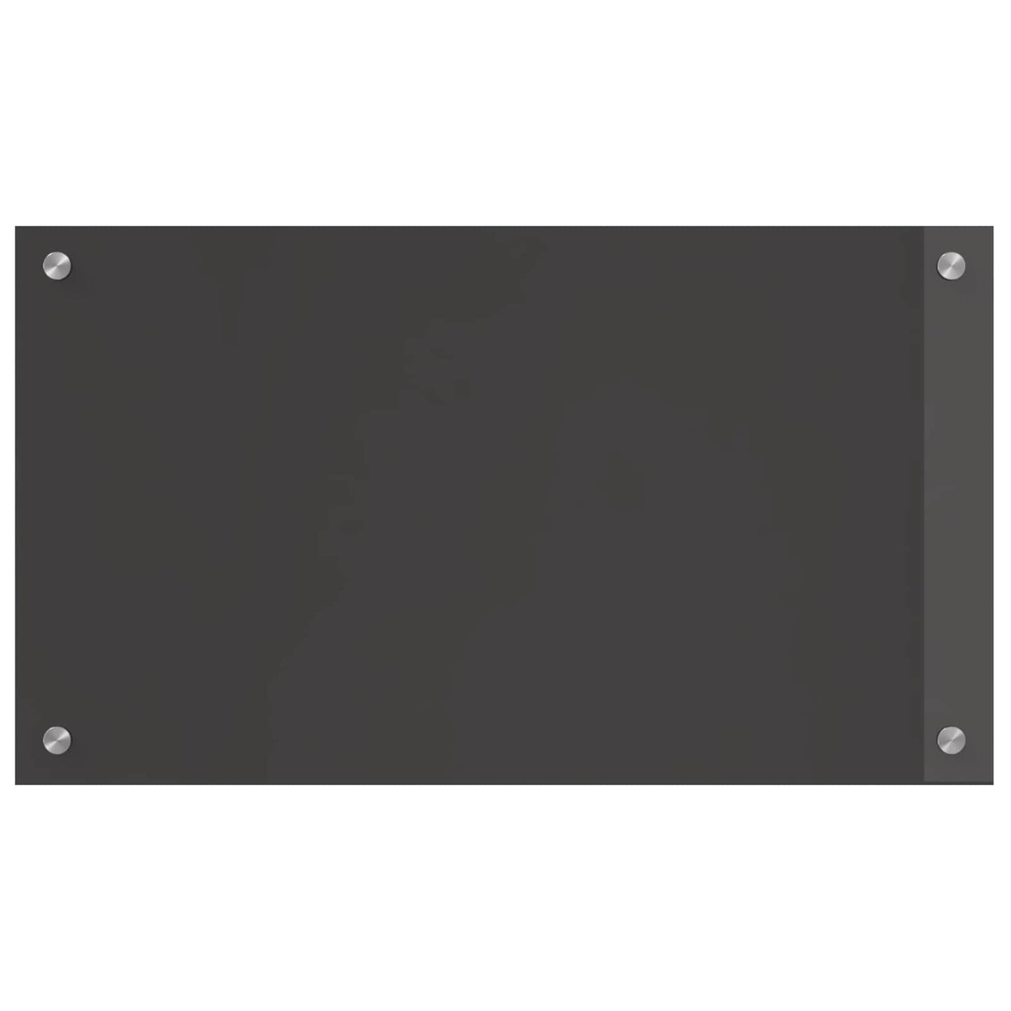 Vidaxxl salpicadero de cocina gris oscuro 70 x 40 cm vidrio templado