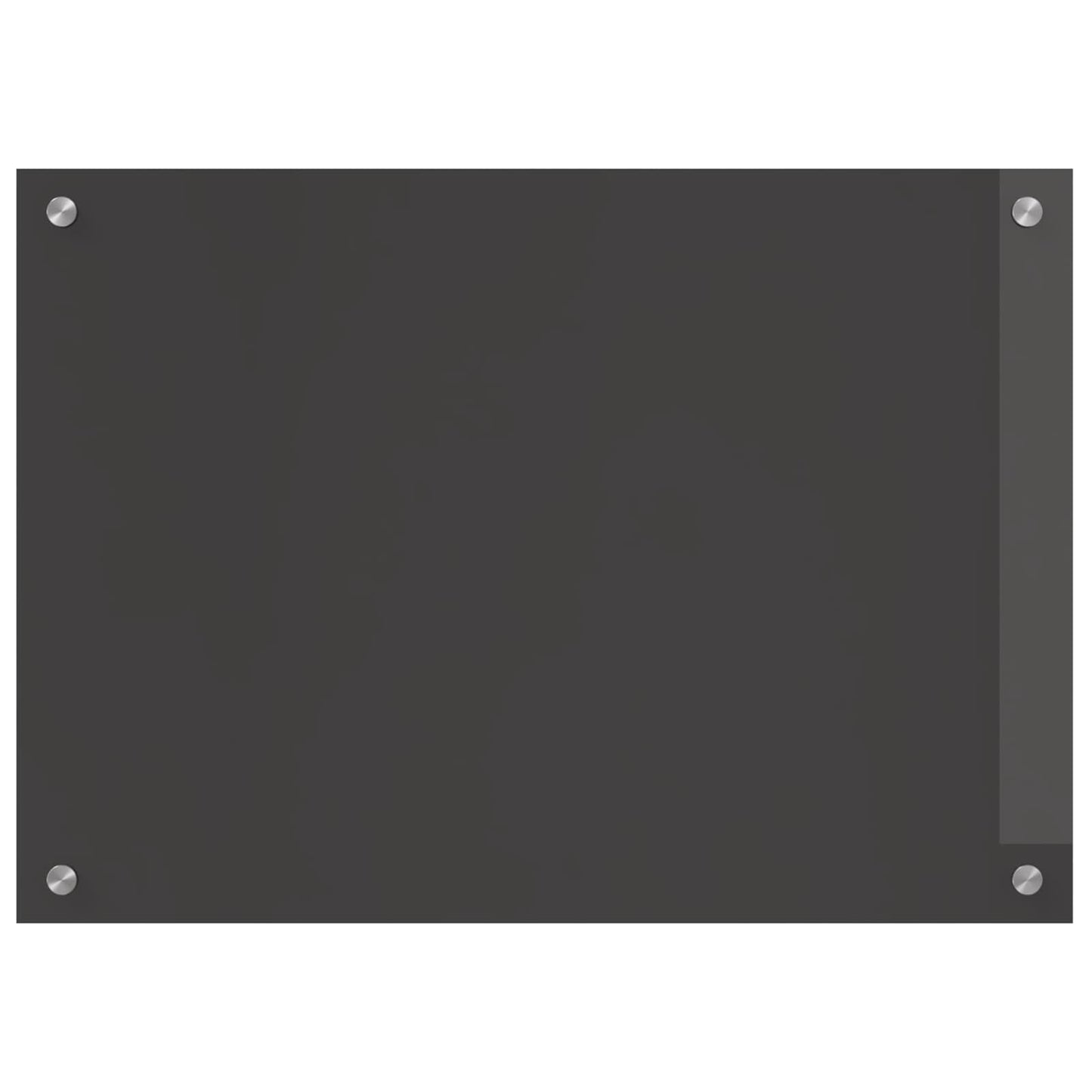 Vidaxxl salpicadero de cocina gris oscuro 70 x 50 cm vidrio templado