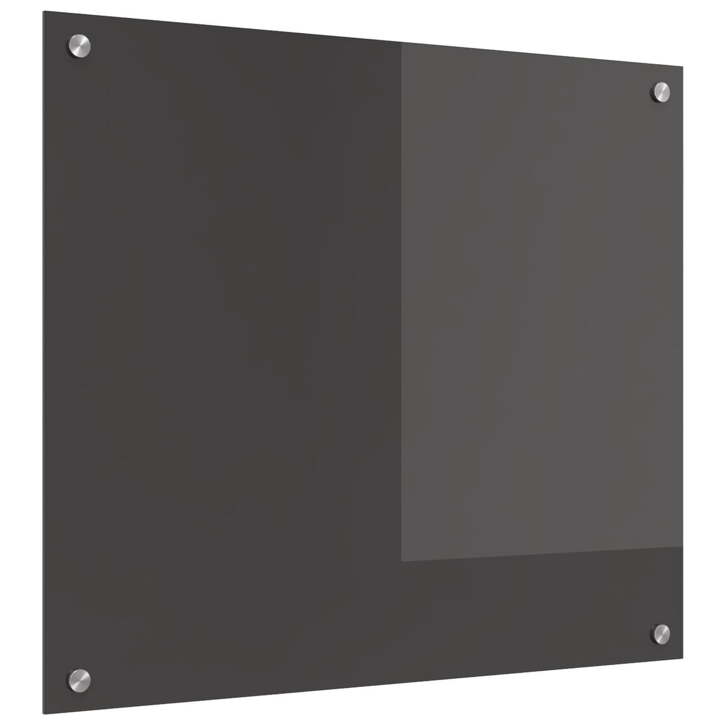 Vidaxxl salpicadero de cocina gris oscuro 70 x 60 cm vidrio templado