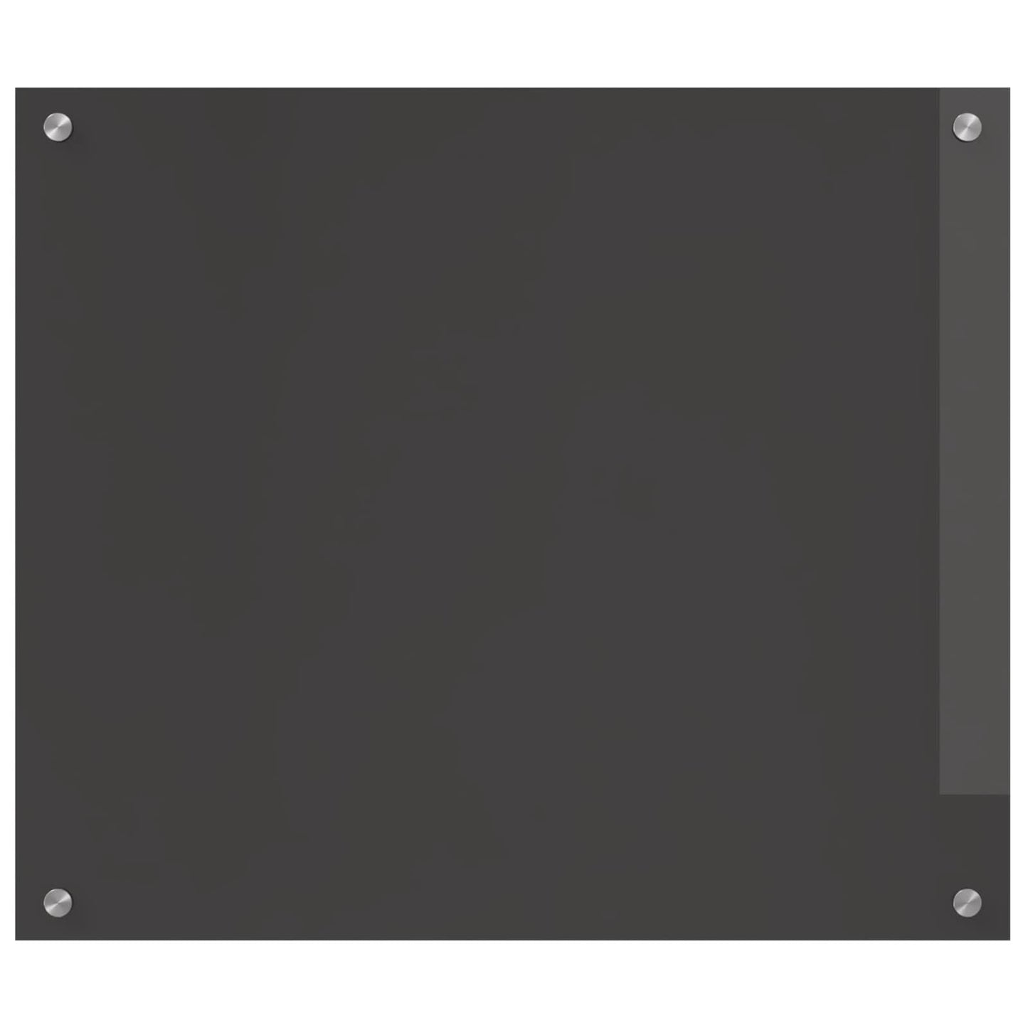 Vidaxxl salpicadero de cocina gris oscuro 70 x 60 cm vidrio templado